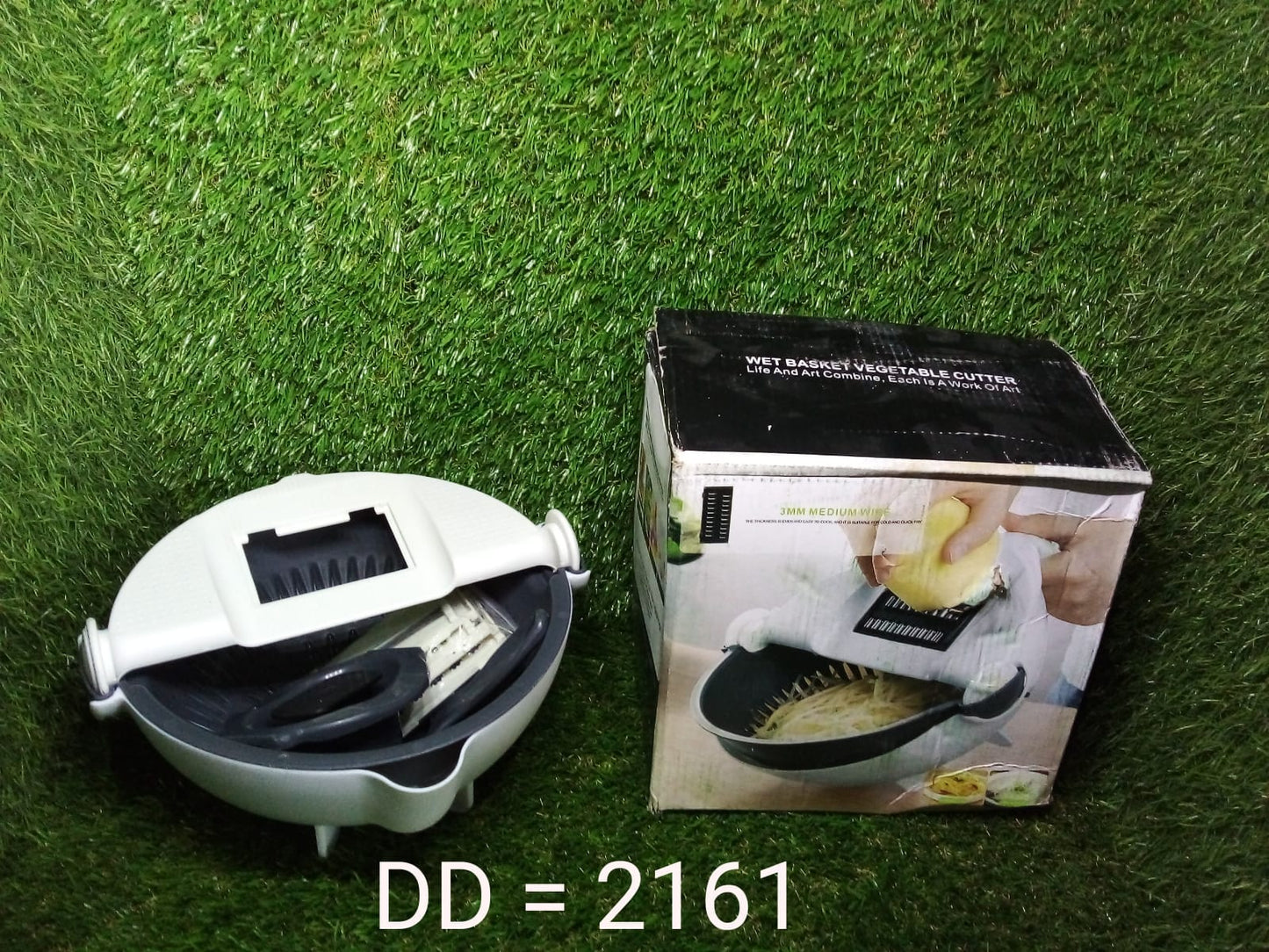 10 in 1 Multifunctional Vegetable Fruits Cutter / Slicer Shredder with Rotating Drain Basket - Springkart