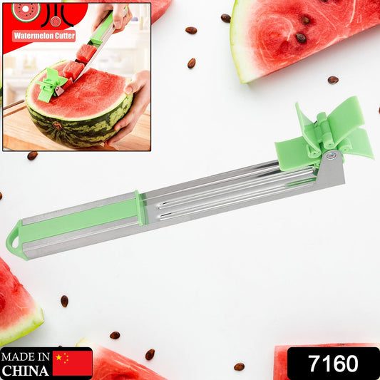 Stainless Steel Washable Watermelon Cutter Windmill Slicer Cutter Peeler for Home / Smart Kitchen Tool Easy to Use - Springkart