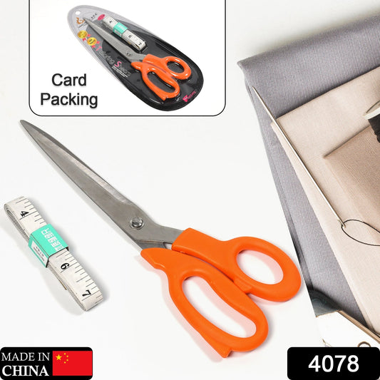 Tailor Scissors And Measuring Tape High Quality Scissor With Flexible Measuring Tape For Tailor & Home Use Scissor - Springkart