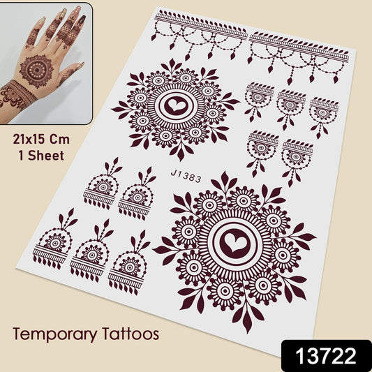 Temporary Tattoos Tattoo Sticker Skin Tattoo Stickers (1 Sheet) - Springkart