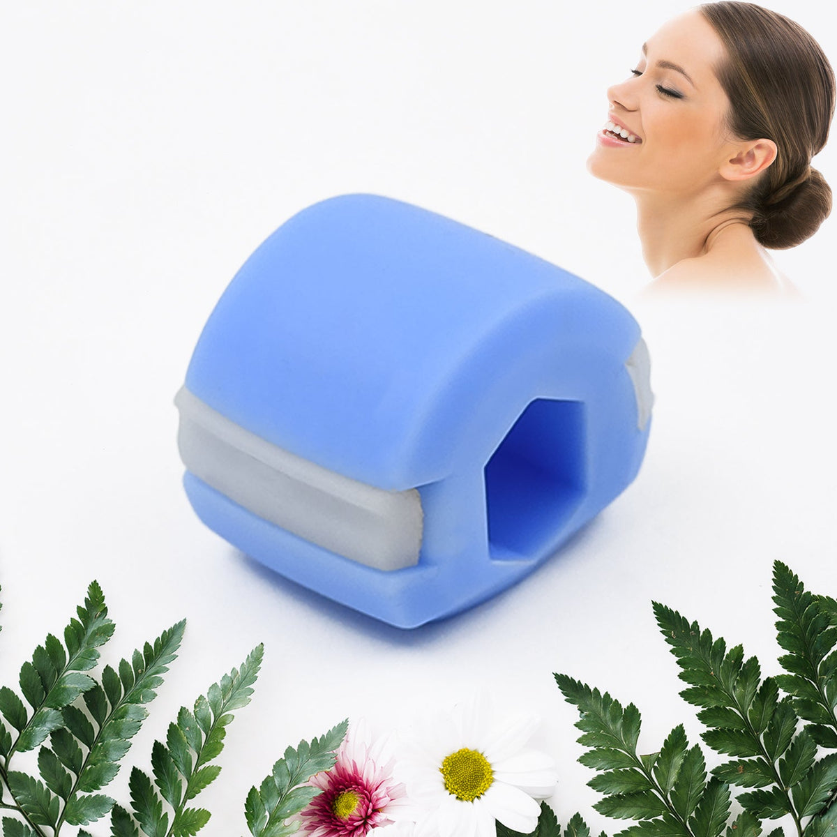 Cn Blue Mouth Exerciser Used To Gain Sharp And Chiselled Mouth Easily And Fast. - Springkart