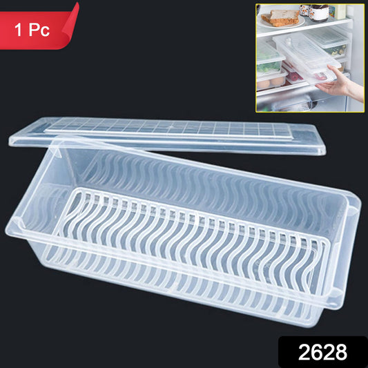 Food Storage Container with Removable Drain Plate and Lid, 1500 ml (Pack of 1 Pc) - Springkart