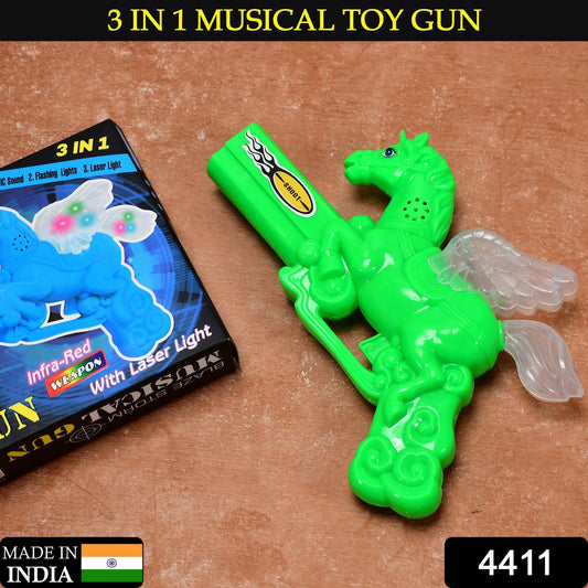 Musical Laser Light Effect Gun For Kids - Springkart