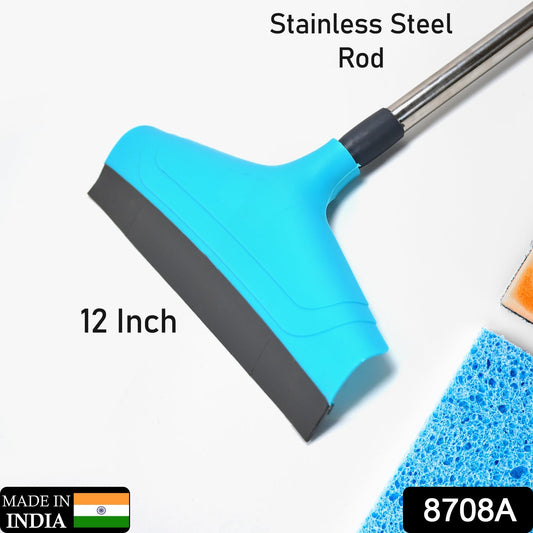 Telescopic Home / Bathroom Wiper 12 Inch (30 cm), Plastic Floor Wiper - Springkart