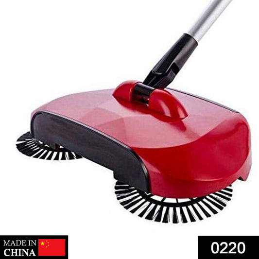 Sweeper Floor Dust Cleaning Mop Broom with Dustpan 360 Rotary - Springkart