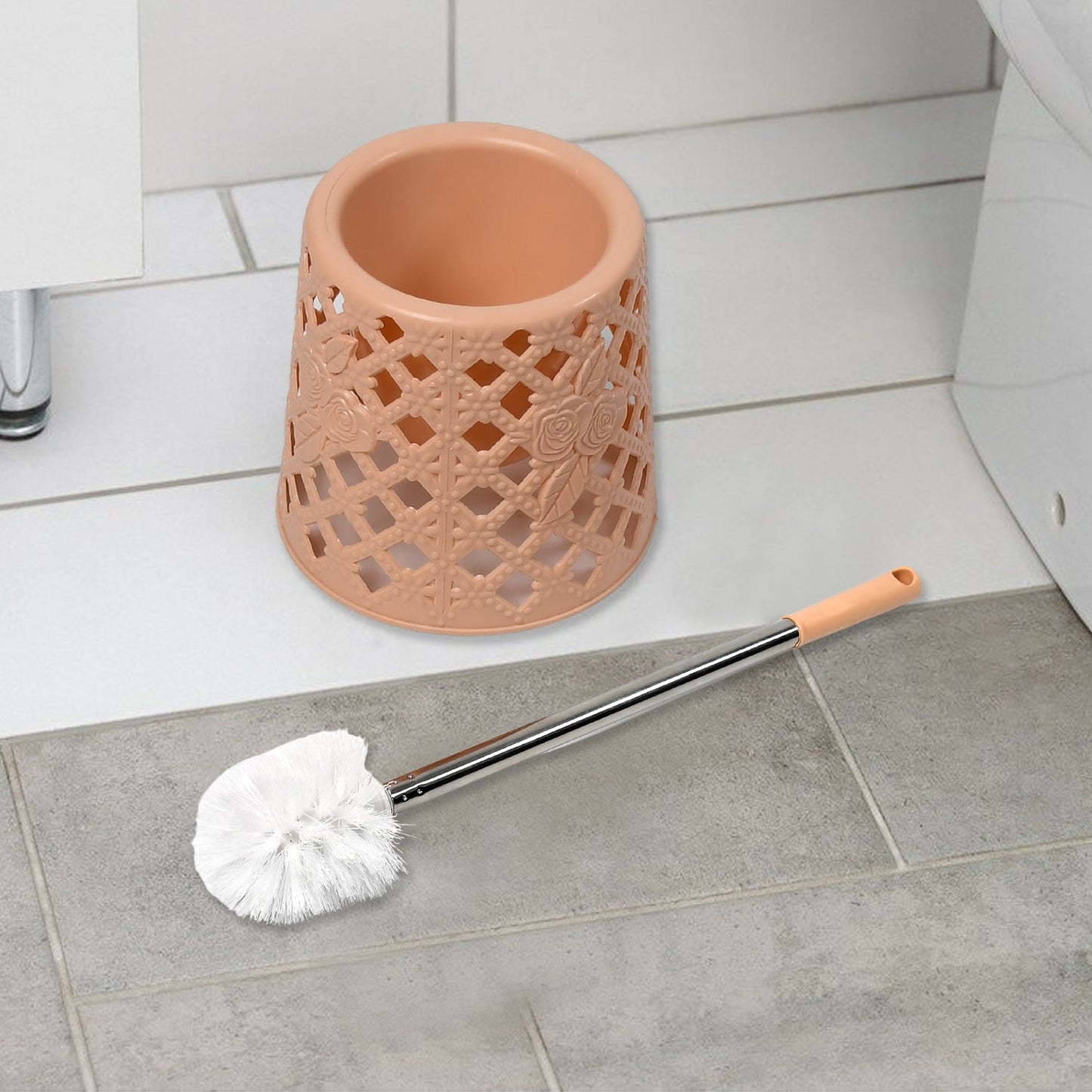 Toilet Brushes / Toilet Holders Toilet Brush Set Toilet Cleaning Brush Household with Base Wash Toilet Brush No Dead Angle Cleaning Set Household Cleaning Tools - Springkart