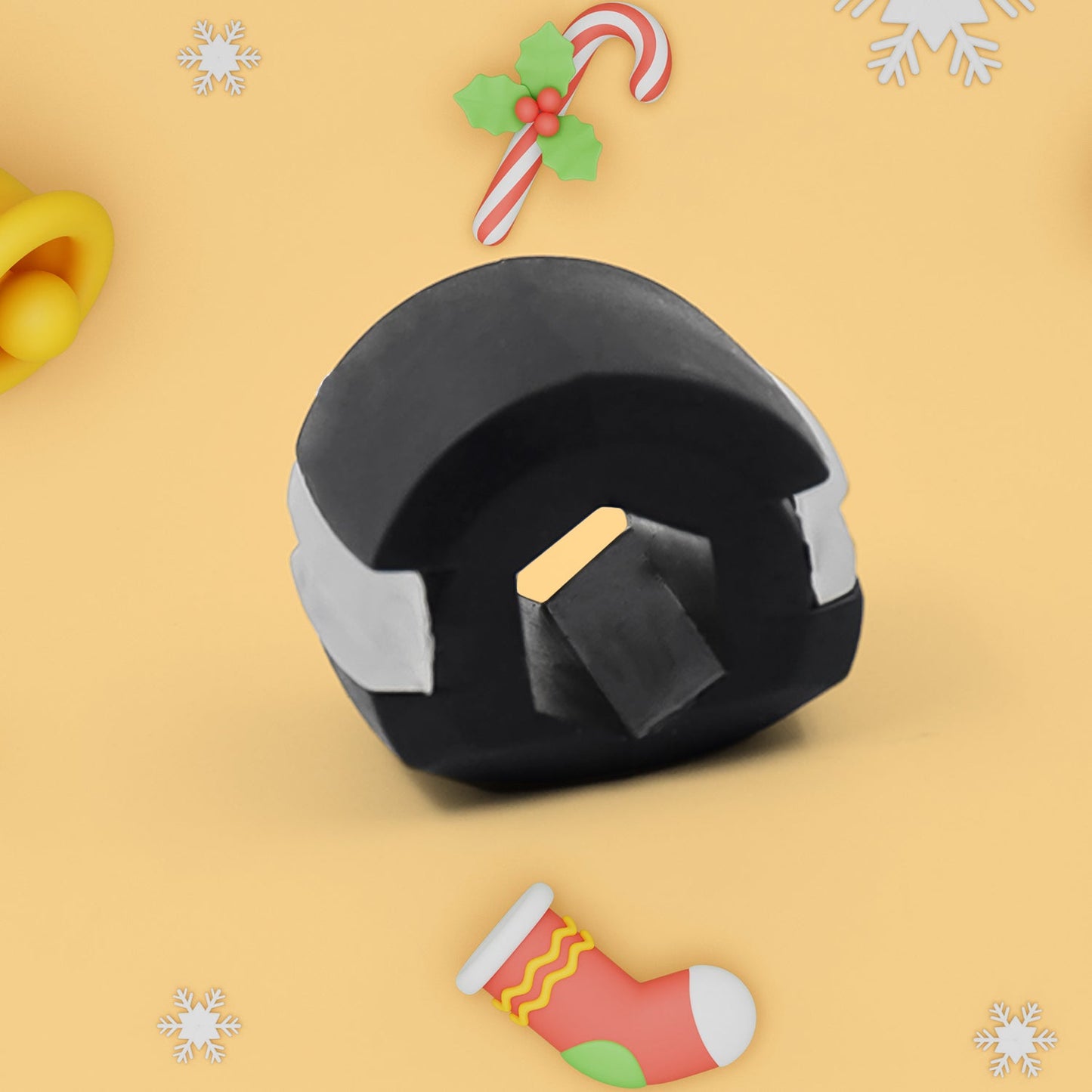 Cn Blk Mouth Exerciser Used To Gain Sharp And Chiselled Mouth Easily And Fast. - Springkart