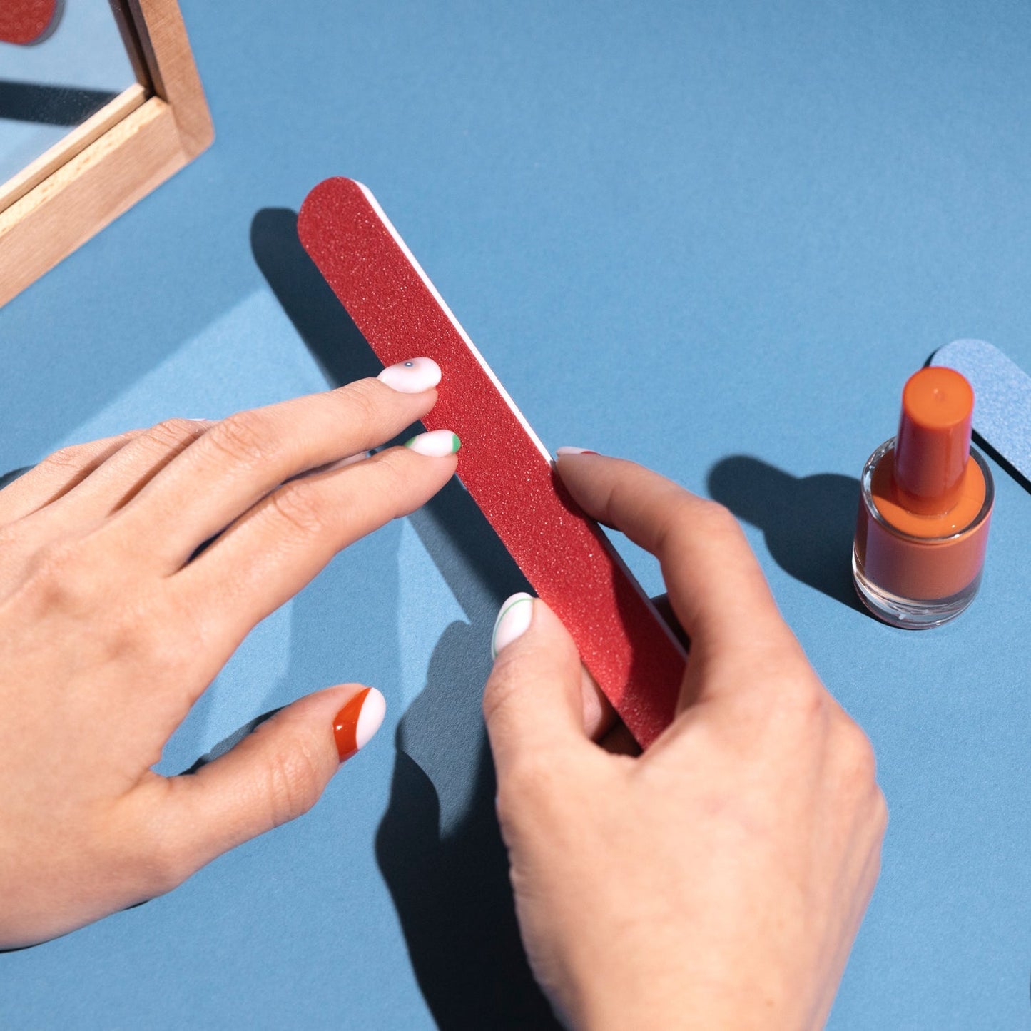 PROFESSIONAL NAIL FILER DOUBLE SIDED FOR NAIL SHAPER NAIL FILE ( 1 PCS ) - Springkart