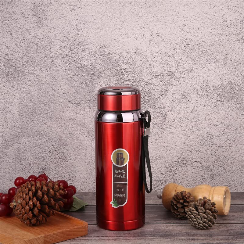 800ml Stainless Steel Water Bottle for Men Women Kids | Thermos Flask | Reusable Leak-Proof Thermos steel for Home Office Gym Fridge Travelling - Springkart