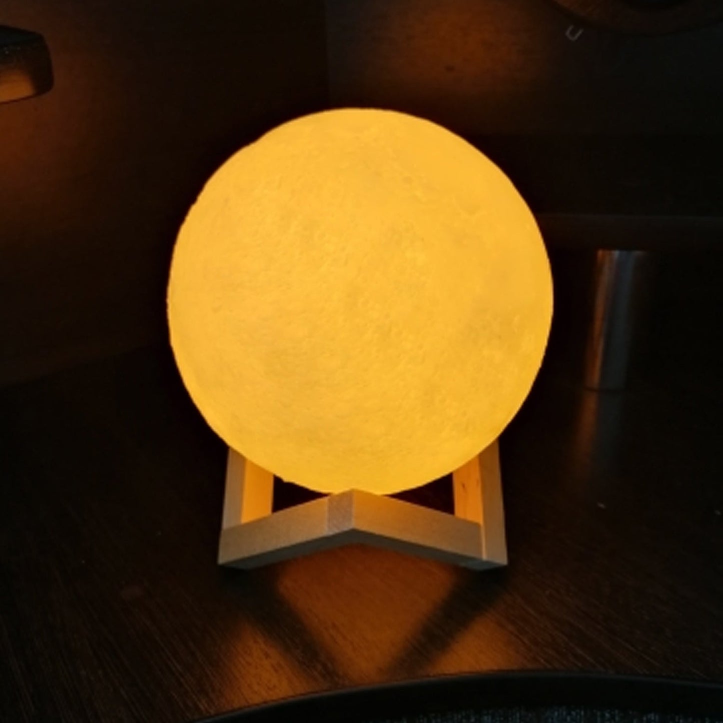 3D Power Moon Lamp with Touch Control Adjust Brightness / One color - Springkart