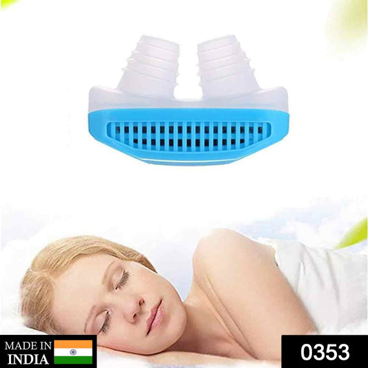 2 in 1 Anti Snoring and Air Purifier Nose Clip for Prevent Snoring and Comfortable Sleep - Springkart