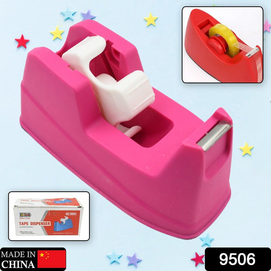 Plastic Tape Dispenser Cutter for Home Office use, Tape Dispenser for Stationary, Tape Cutter Packaging Tape (1 pc / 631 Gm) - Springkart