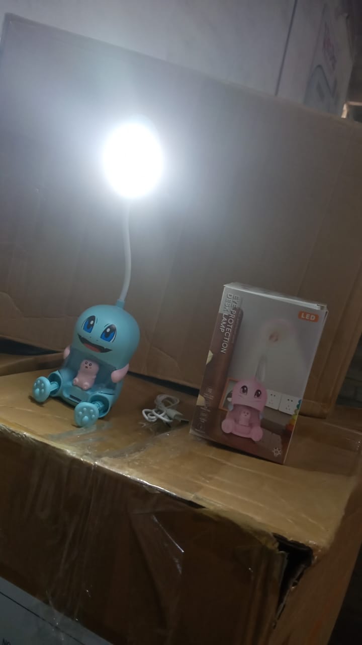 Cartoon LED Desk Light, LED Lamps Button Control (1 Pc) - Springkart