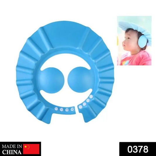 Adjustable Safe Soft Baby Shower cap - Springkart