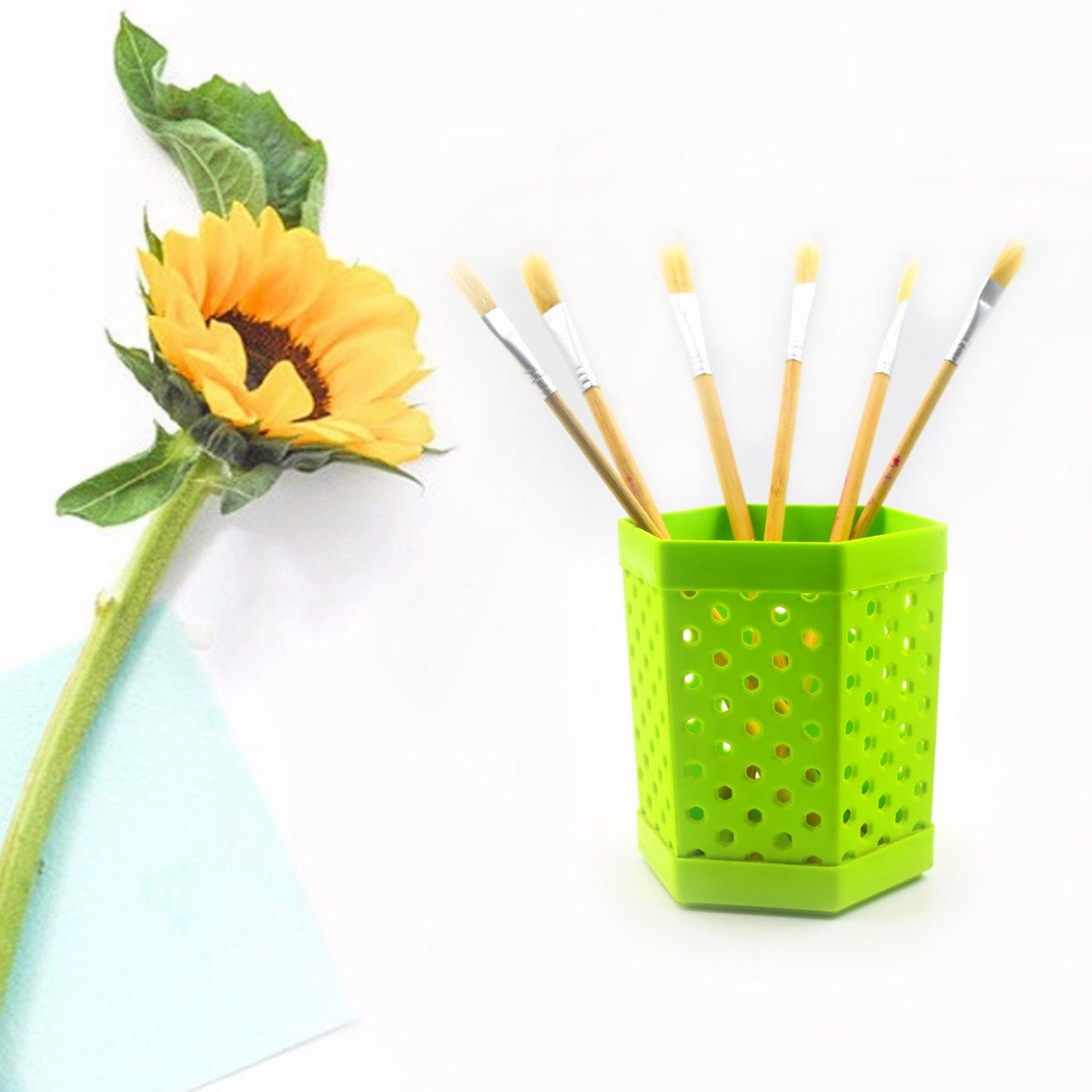 Brown Art Brush Set for Artists (Pack of 6) - Springkart