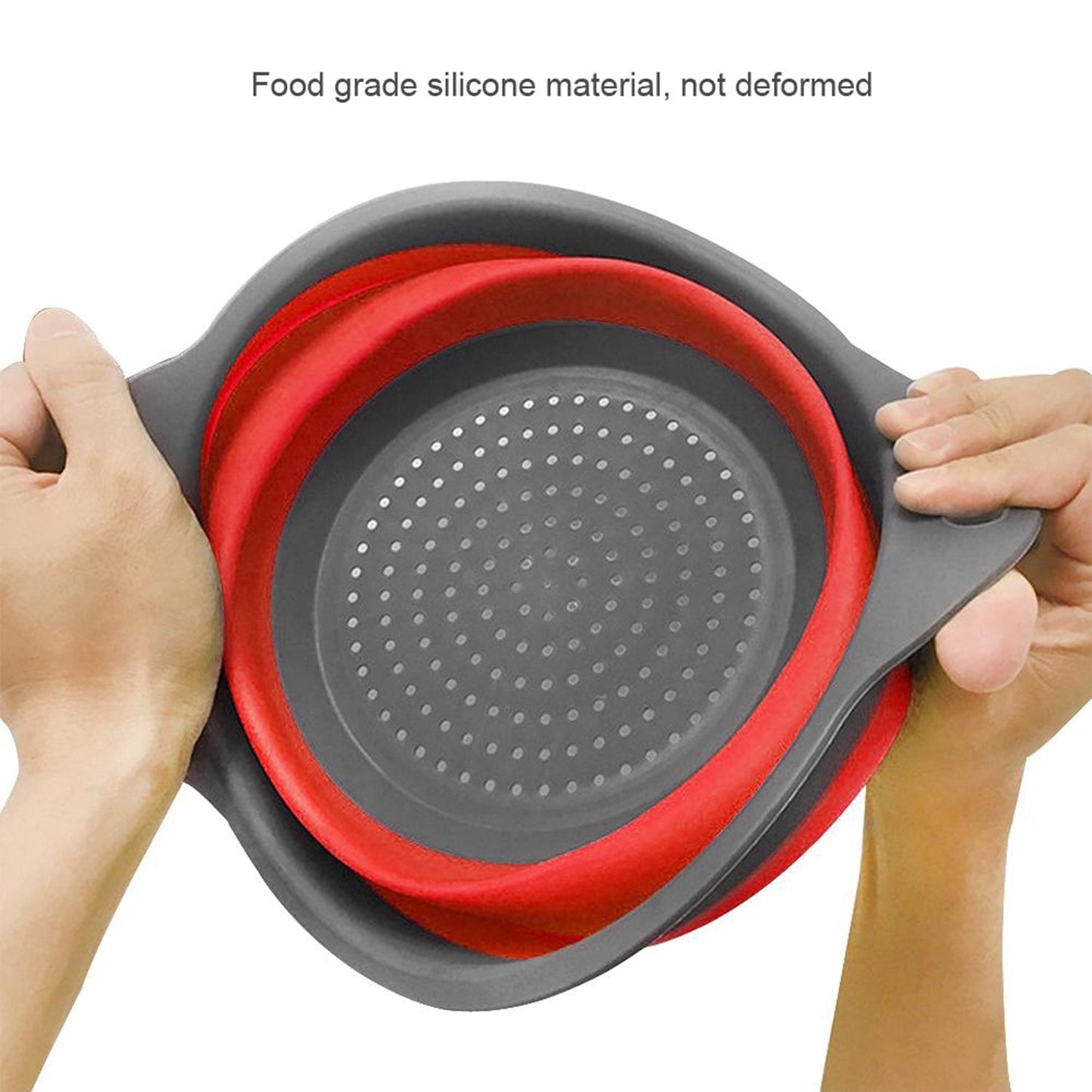 Round Sili Strain used in all kinds of household and official kitchen purposes as a Foldable utensil. - Springkart