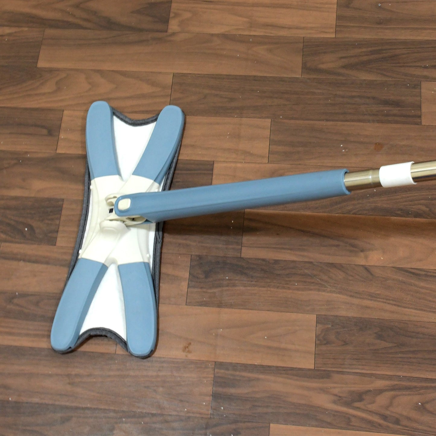 Adjustable 360° Flat Hand Mop: Floors, Walls, Ceilings (Easy Squeeze) - Springkart