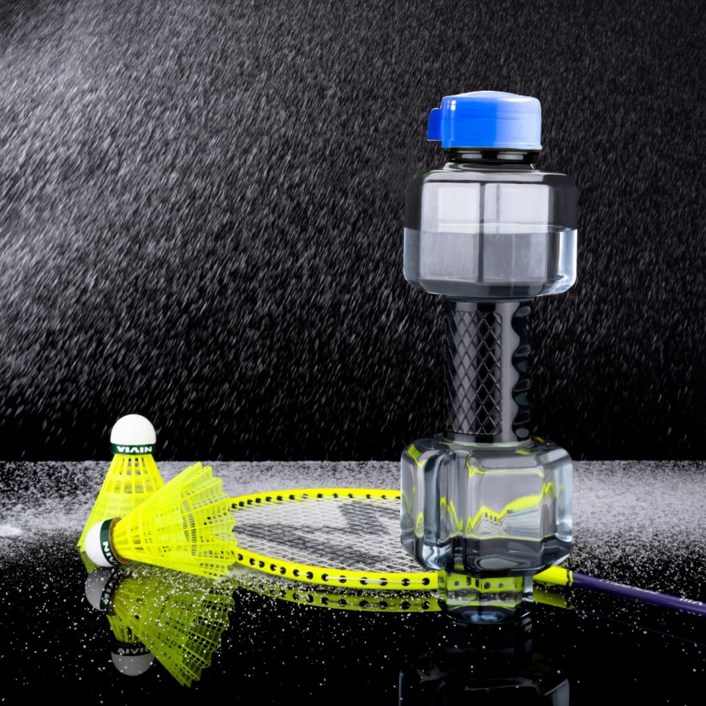 Unbreakable Plastic dumbbell Shape Water Bottle - Springkart