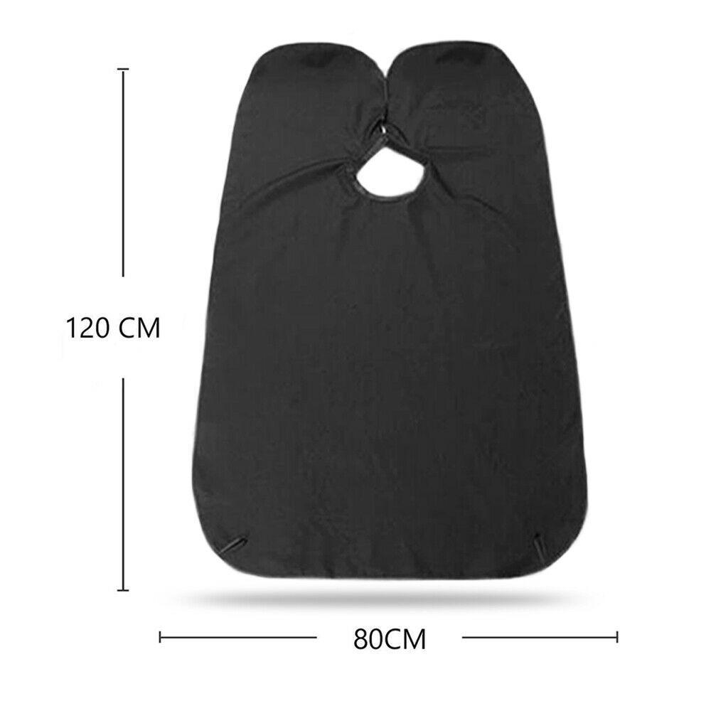 Black Beard Apron Hair Clippings Catcher Grooming Bib - Springkart
