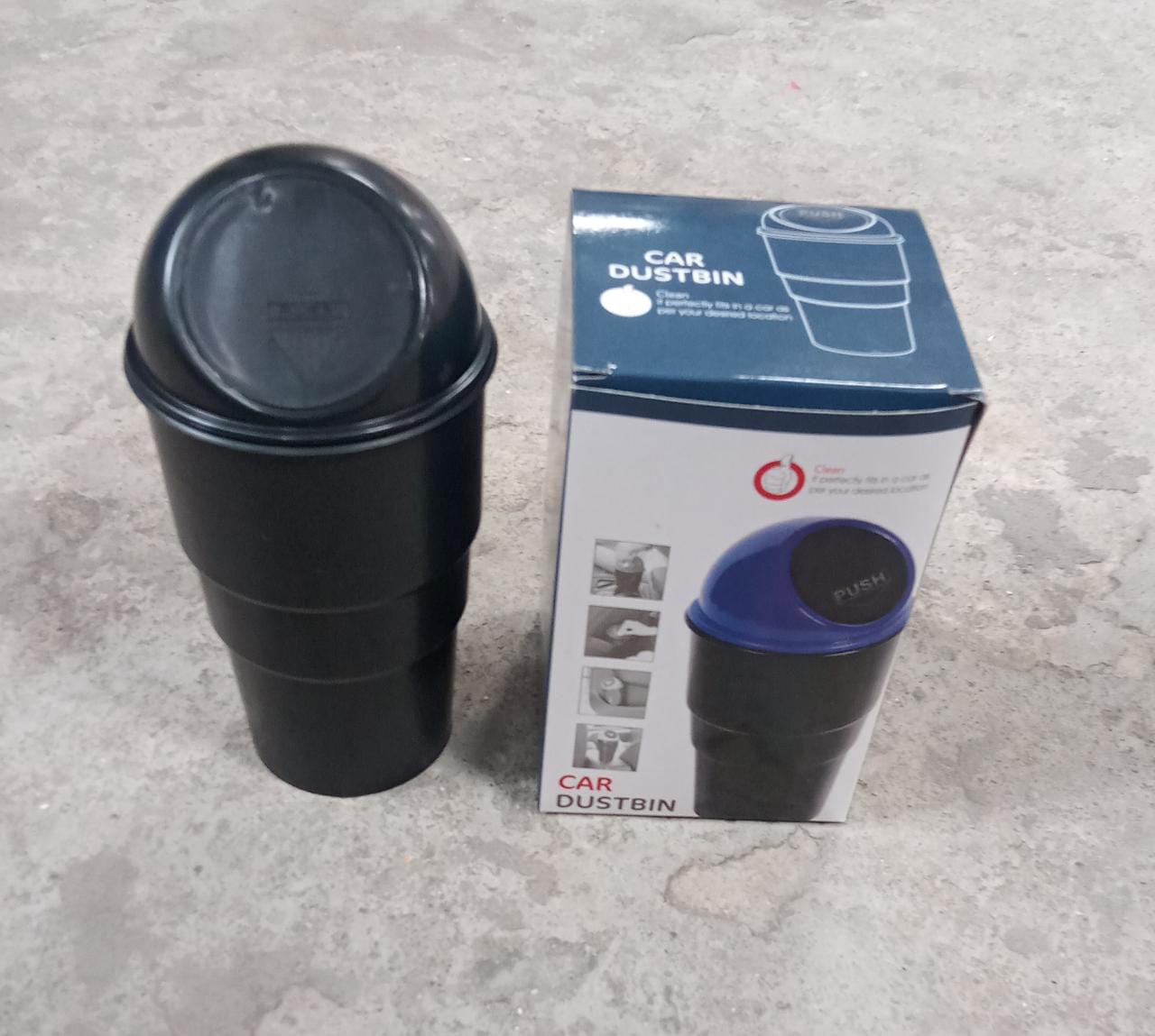 Car Dustbin / Mini Car Trash Bin / Car Ashtray - Springkart