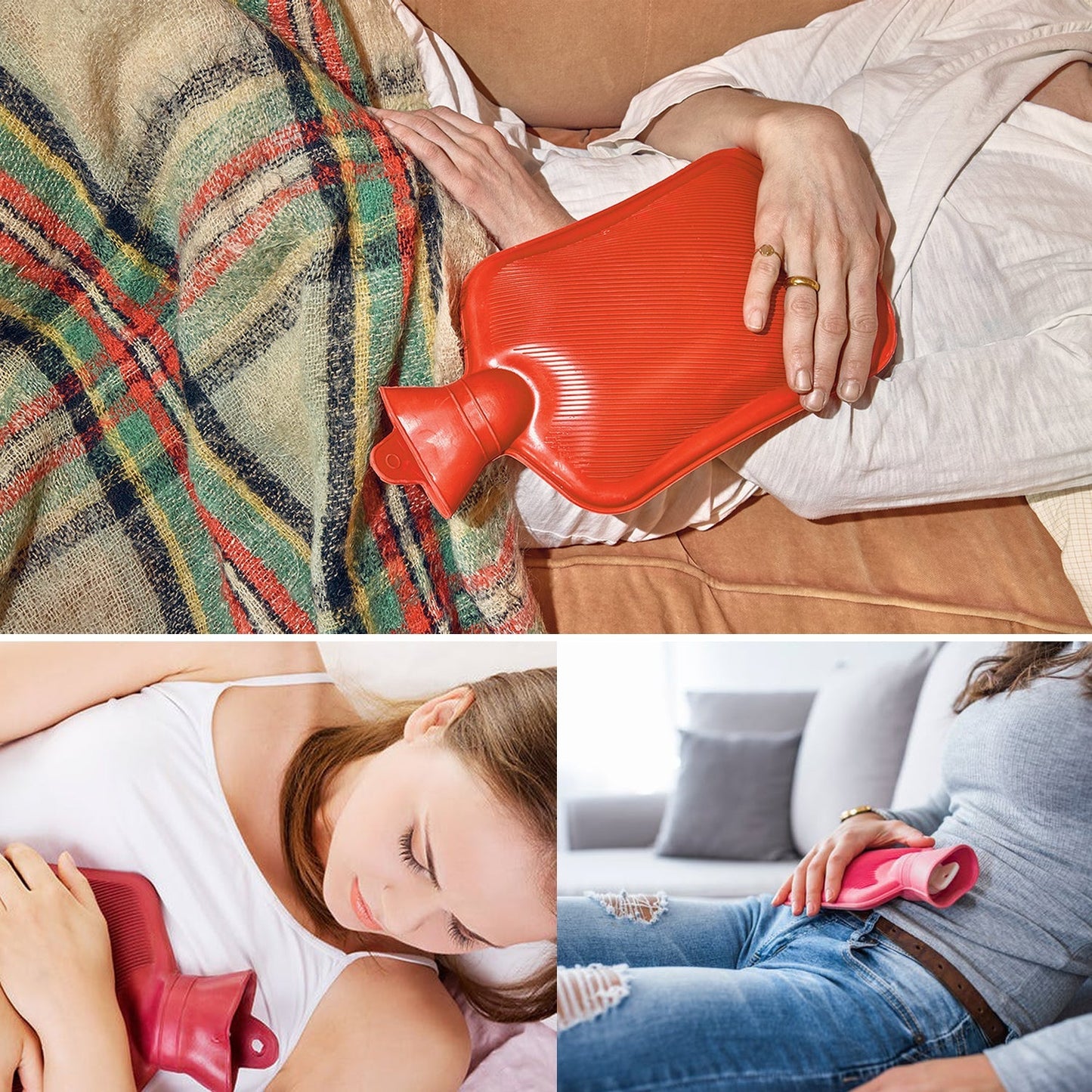 Rubber Hot Water Heating Bag for Pain Relief(Medium) - Springkart
