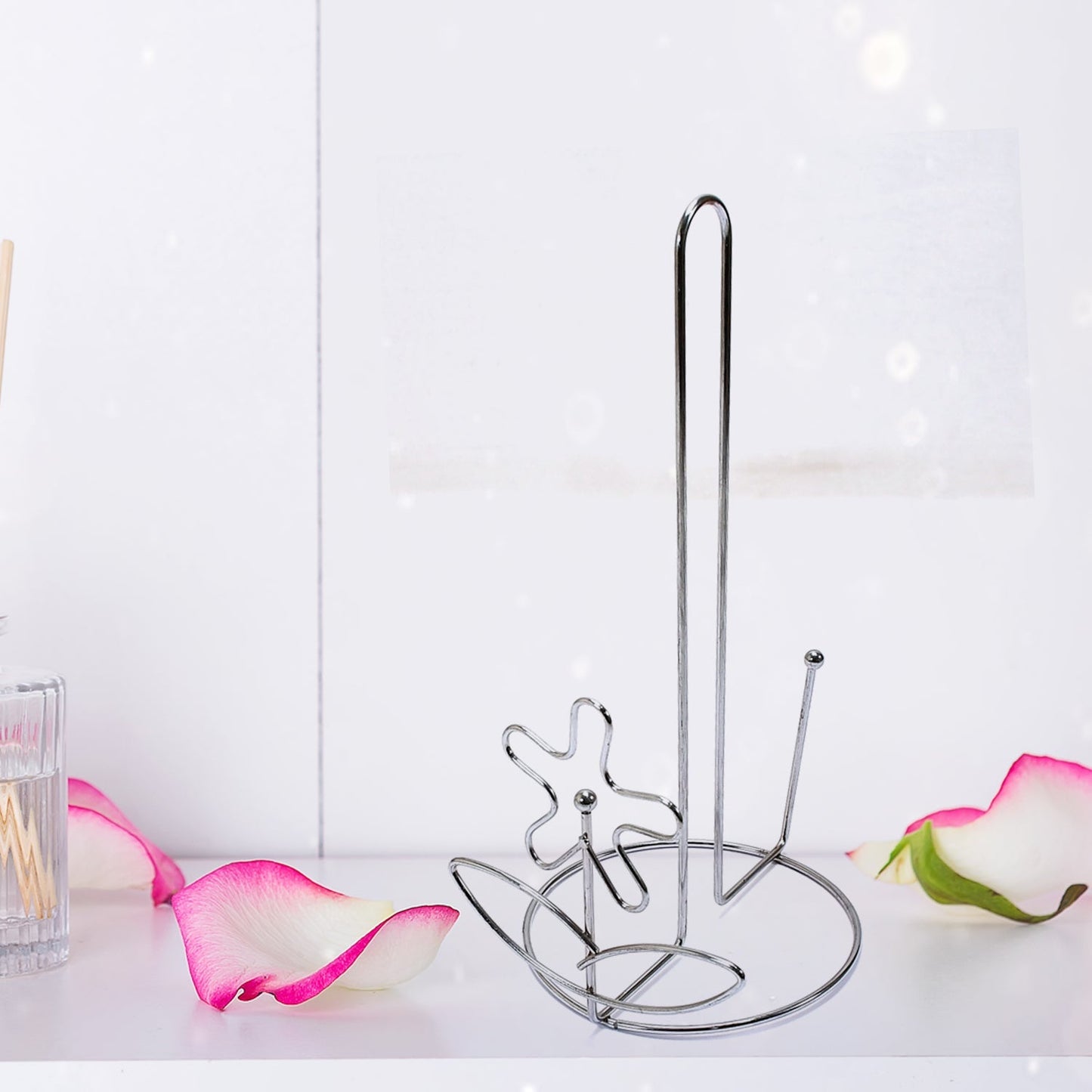 Tissue Paper Napkin Roll Holder For Table & Home Use Holder Steel 29cm - Springkart