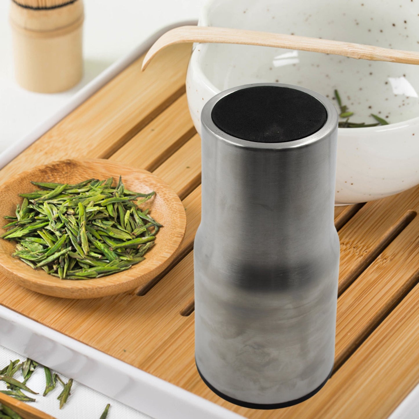 STAINLESS STEEL VACUUM GLASS INSULATED GLASS COFFEE CUPS DOUBLE WALLED TRAVEL MUG, CAR COFFEE MUG (Without Lid) - Springkart