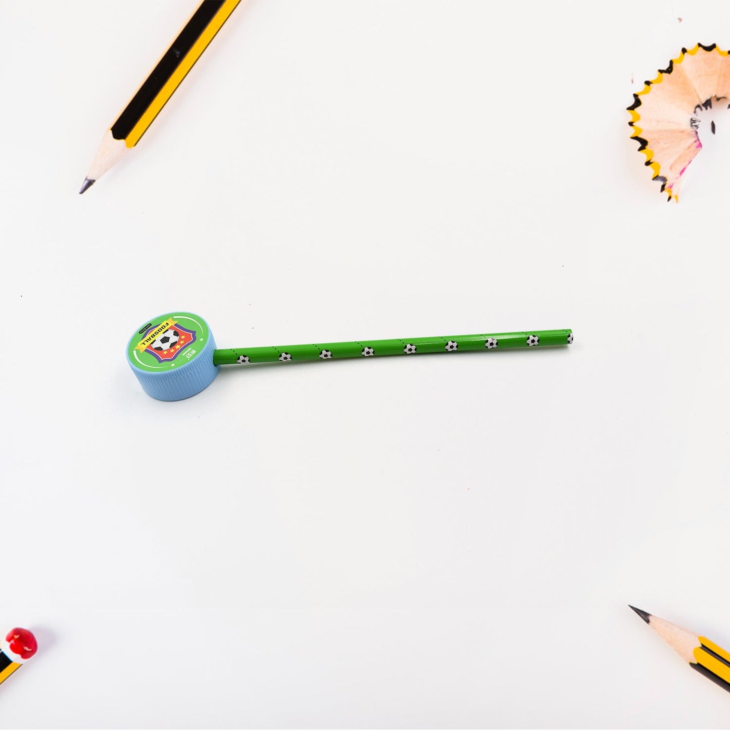 Stationary Kit Football & Basketball Theme Stationary Set For Kids, Pencil, Sharpener, Eraser Set For Kids, Boys & Girls, Birthday Return Gift Stationary Set - Springkart