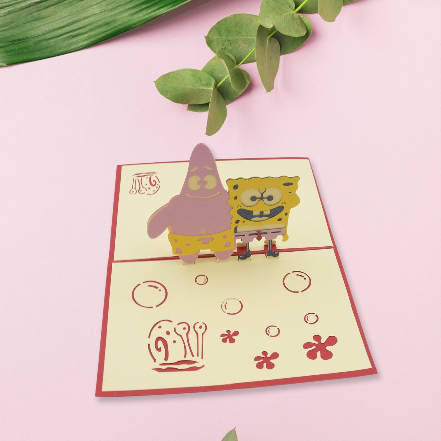 3D Pop-Up Greeting Card (1 Pc): Birthday, Love, Christmas - Springkart