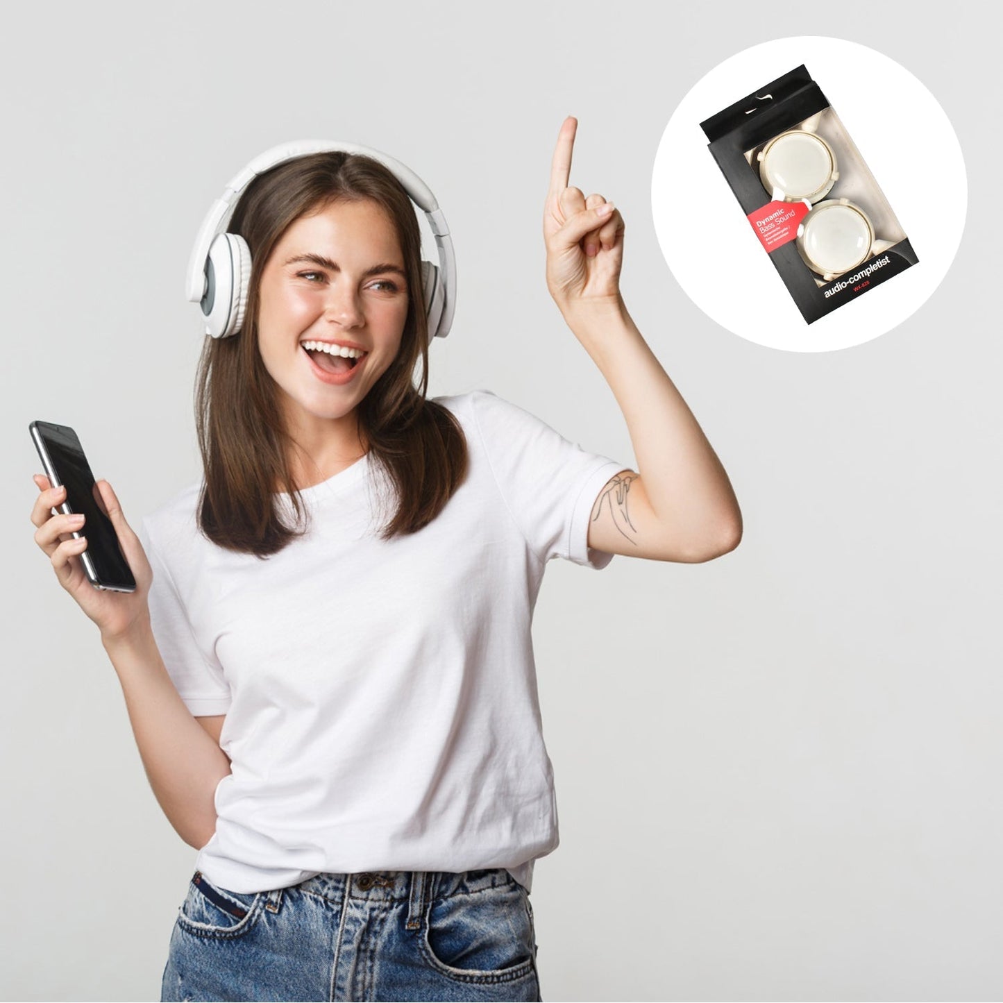Foldable DJ Style Wired Headphones with Mic - Springkart