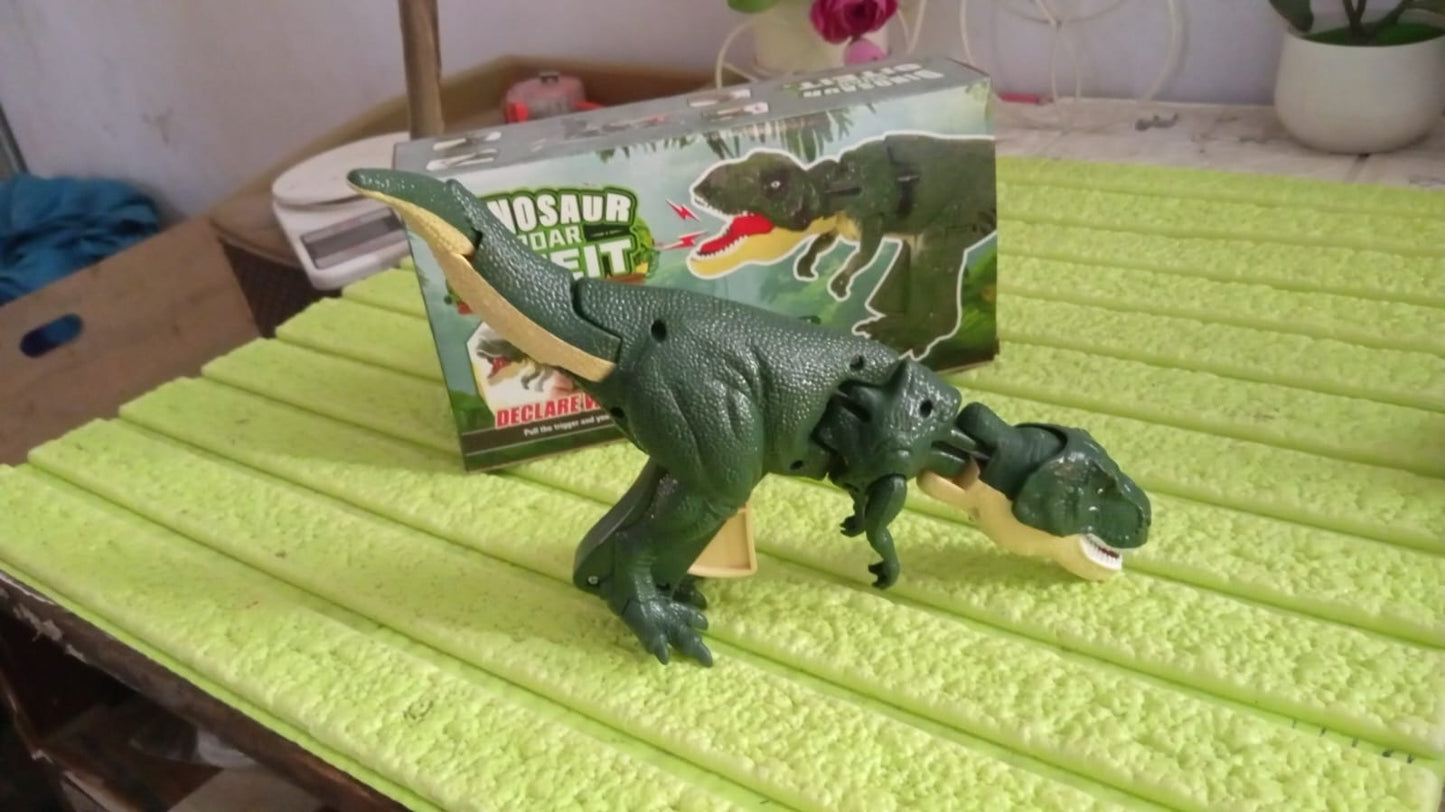 Dinosaur Roaring Toys Trigger, Dinosaurs Toys with Dinosaur Sound Lighting Model Vibrating Head Moving (3 + Years / 1 Pc) - Springkart