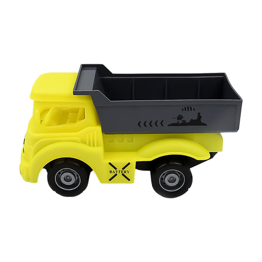 Friction Powered Dumper Toy Truck For Kids | With Opening Container Feature | Strong & Durable Plastic Material | Indoor & Outdoor Play Birthday Gift for Baby Boys & Girls (1 Pc) - Springkart