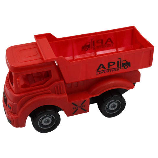 Friction Powered Dumper Toy Truck For Kids | With Opening Container Feature | Strong & Durable Plastic Material | Indoor & Outdoor Play Birthday Gift for Baby Boys & Girls (1 Pc) - Springkart