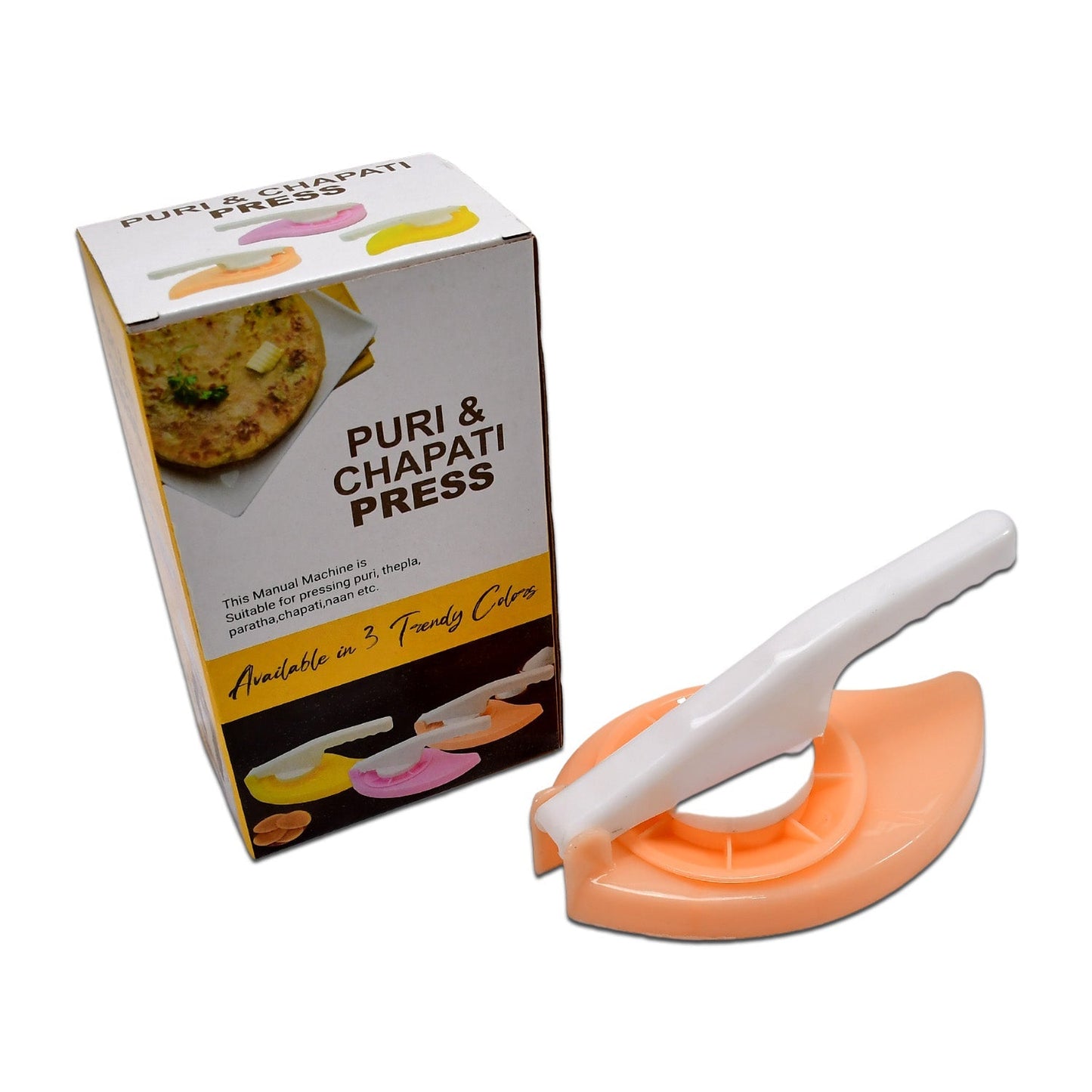 Puri Chapati Press Machine Plastic For Kitchen Use ( 1 pcs ) - Springkart