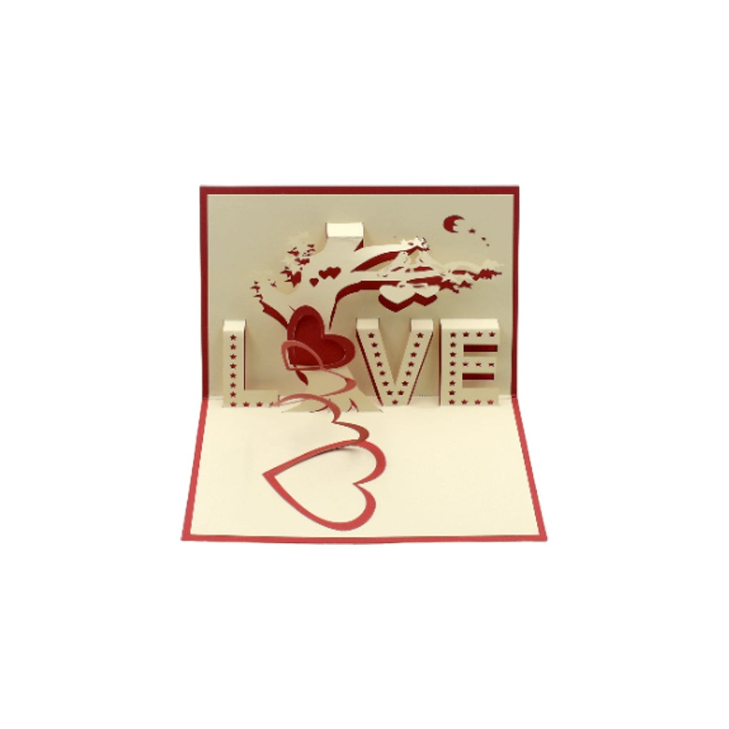 3D Paper Wish Card High Quality Paper Card All Design Card Good Wishing Card (Birthday , Valentine , love , Christmas Card) (1Pc ) - Springkart