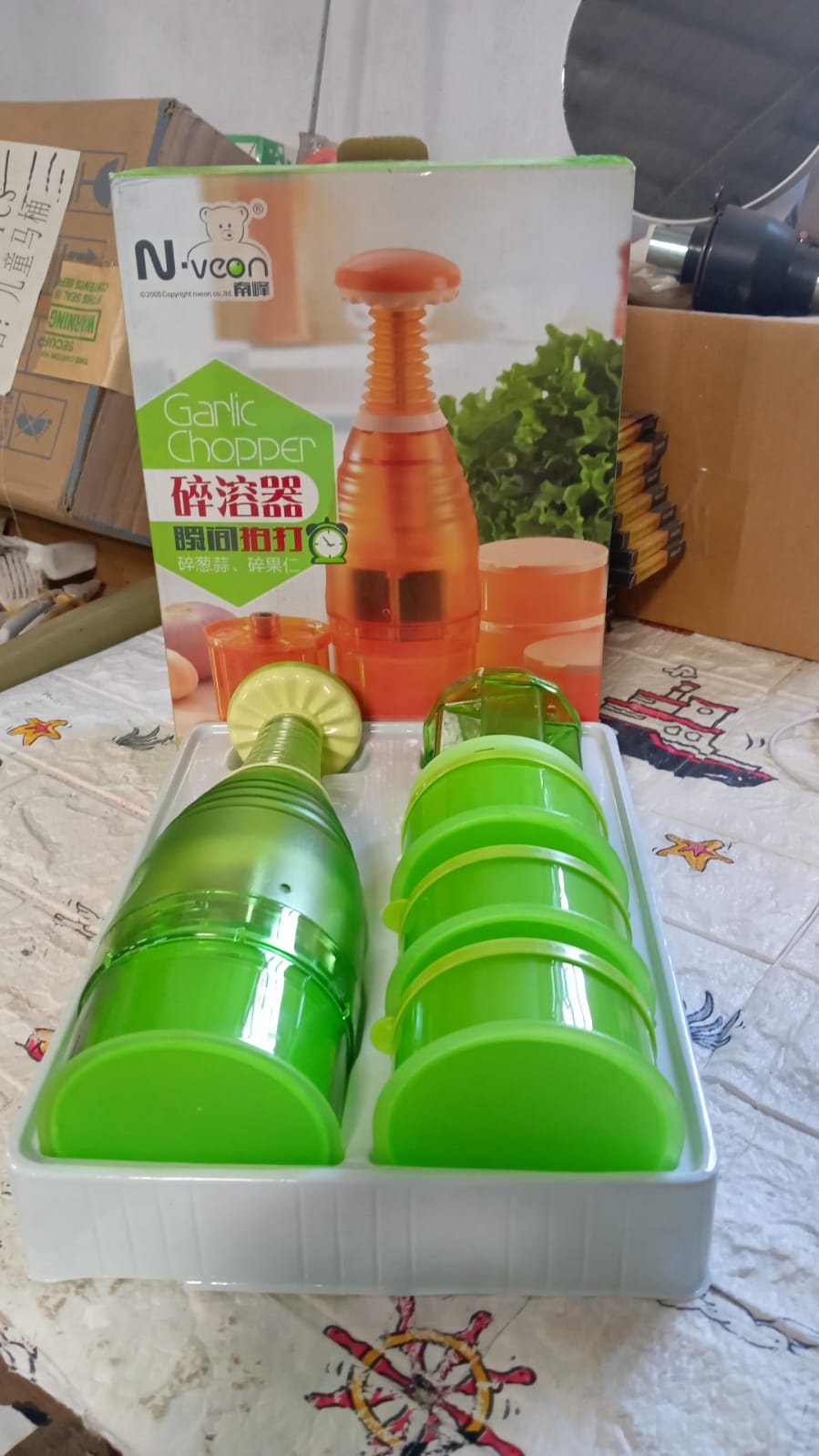 Food Chopper, Easy to Clean Manual Hand Chopper Dicer, Slap Press Chopper Mincer for Vegetables Onions Garlic Nuts Salads - Springkart