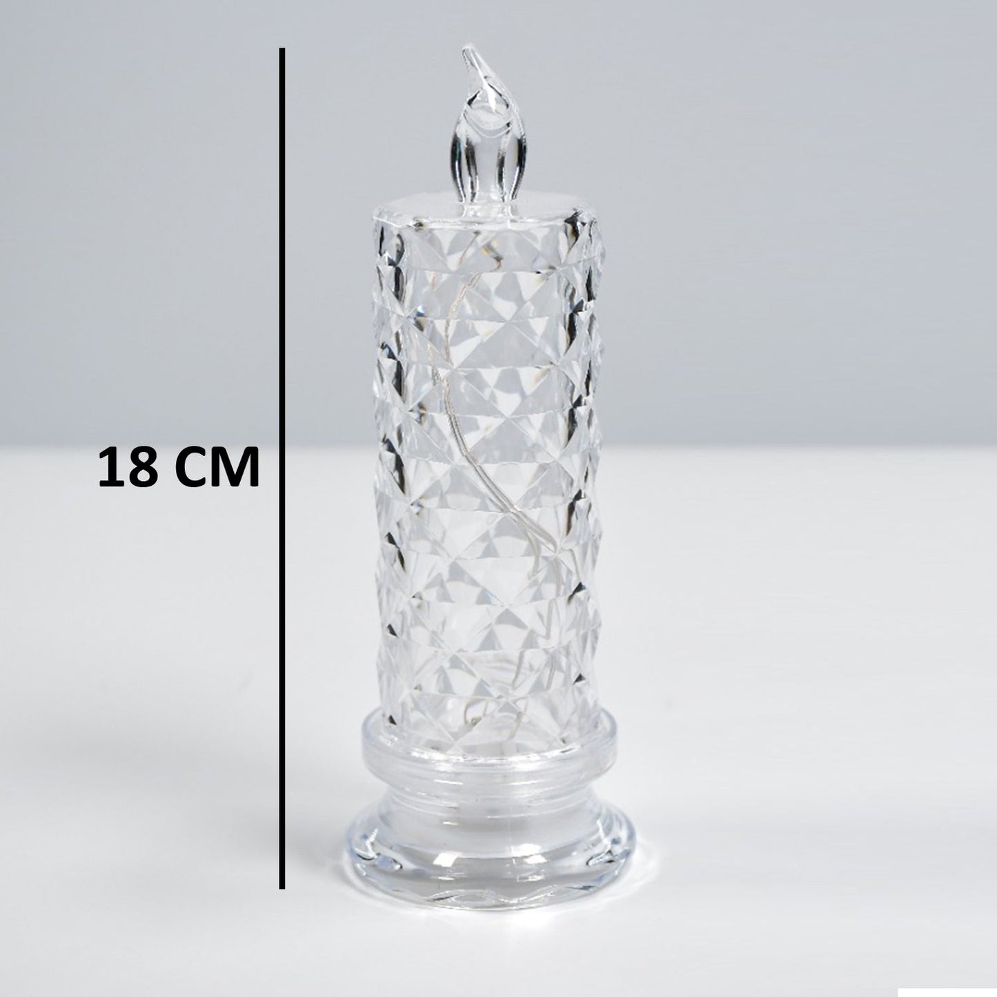 Rose Candles for Home Decoration, Crystal Candle Lights - Springkart
