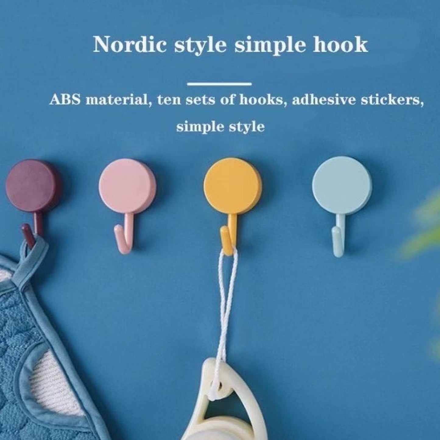 Big Hook Adhesive hooks for wall Heavy Big Hook For Home , Bathroom & All Type Wall Use Hook - Springkart