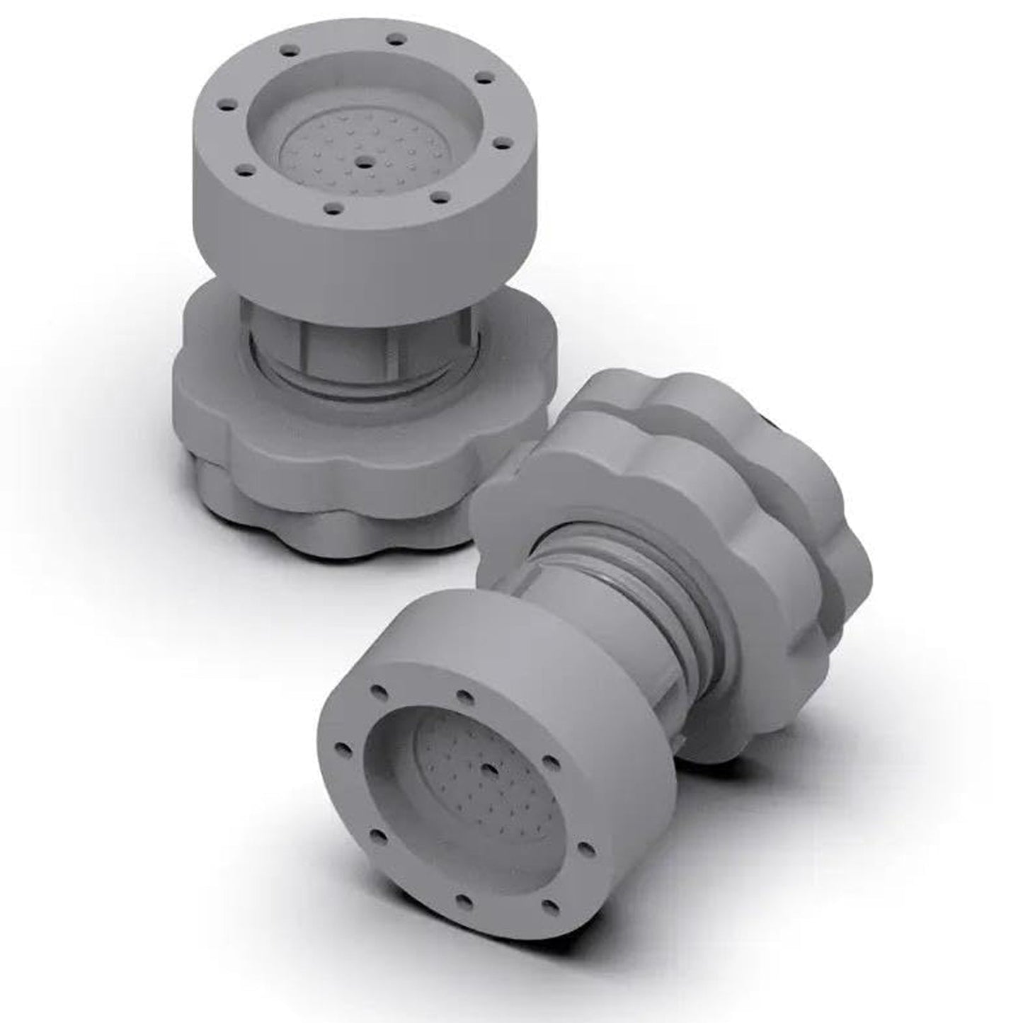 Plastic Washing Machine Vibration Feet , Adjustable Highly Non-Slip Support Anti Vibration Walk Shock Absorber Noise Cancelling Furniture Lifting Base (4 Pcs Set) - Springkart