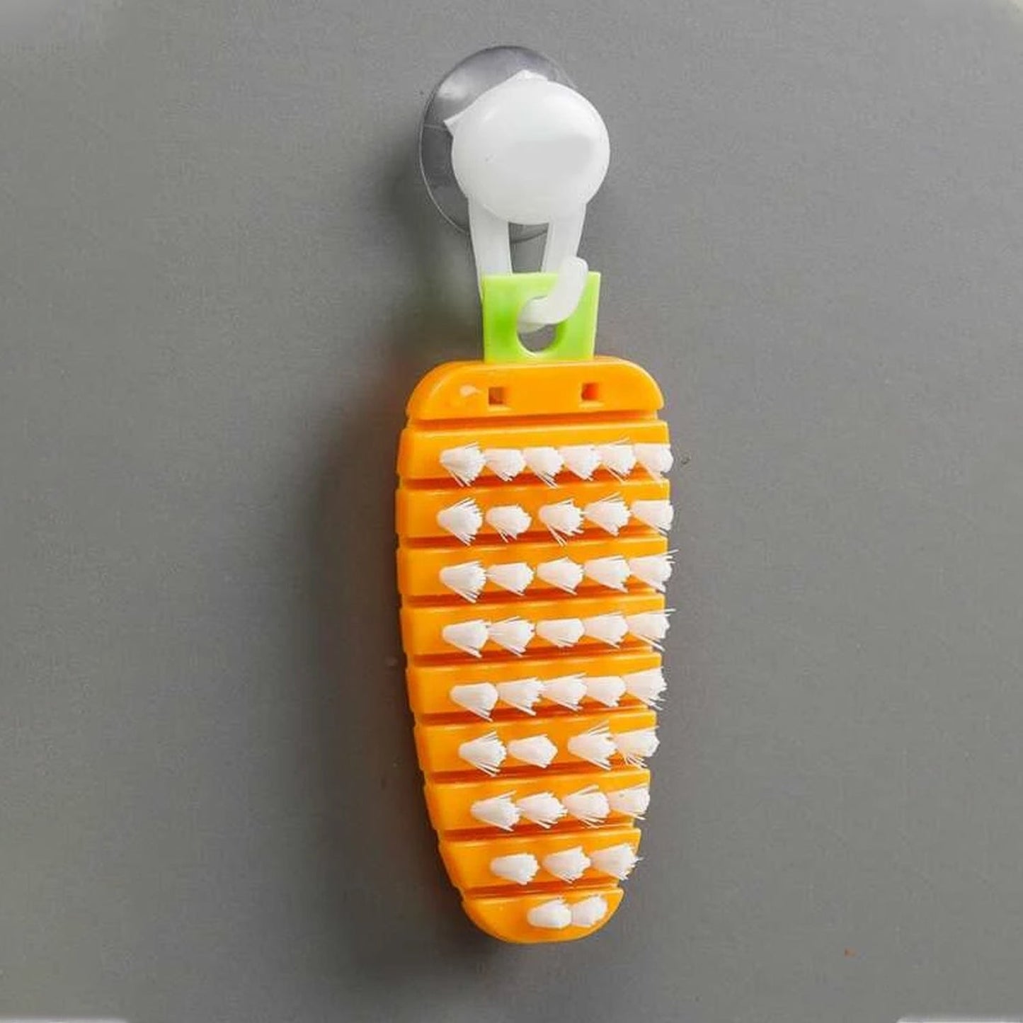 Vegetable Scrubbing Brush, Vegetable Scrubber Non‑Toxic Fruit Brush Carrot Shape Vegetable Brush for Potato for Vegetable - Springkart