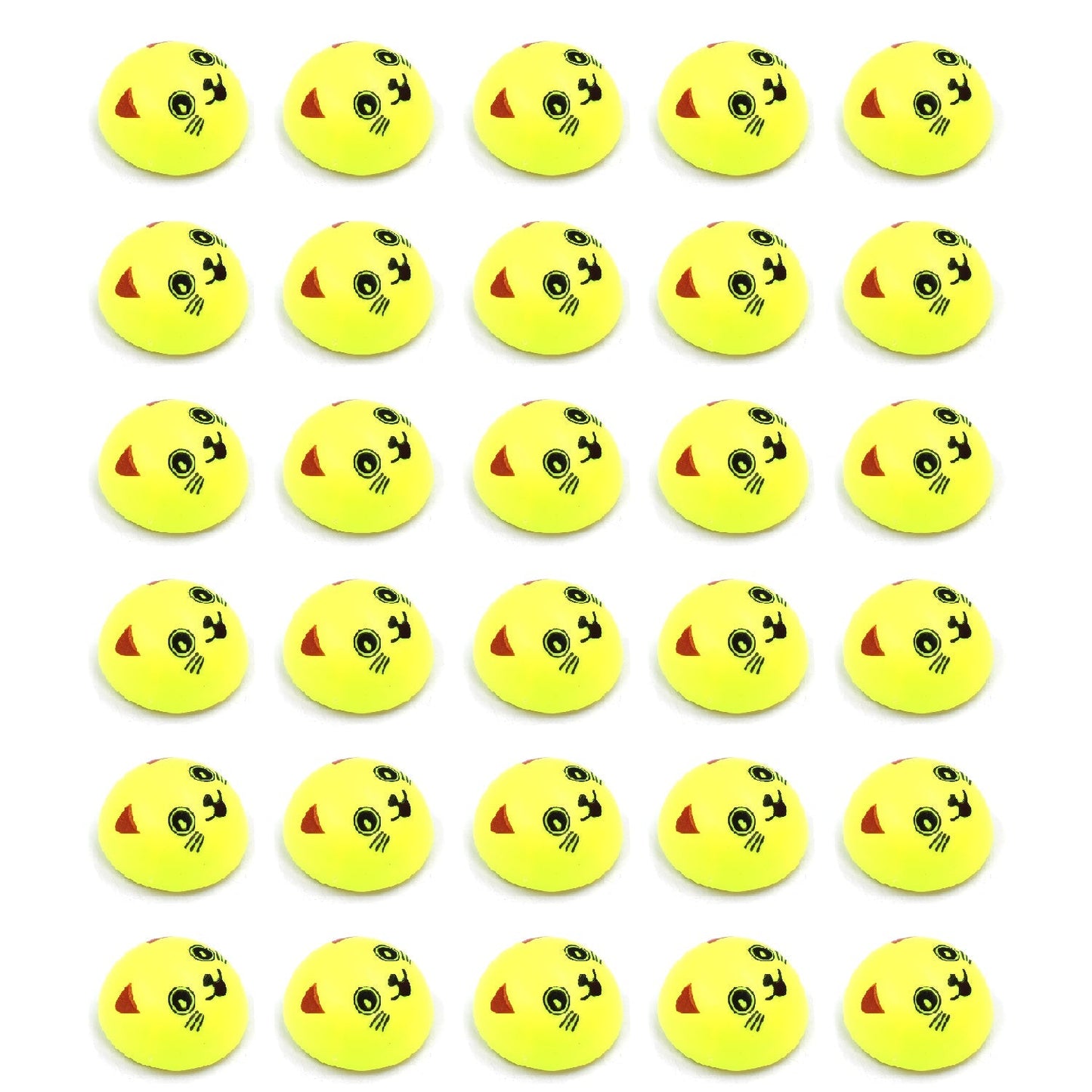 30PCS PULL BACK SMILEY TOY - Springkart