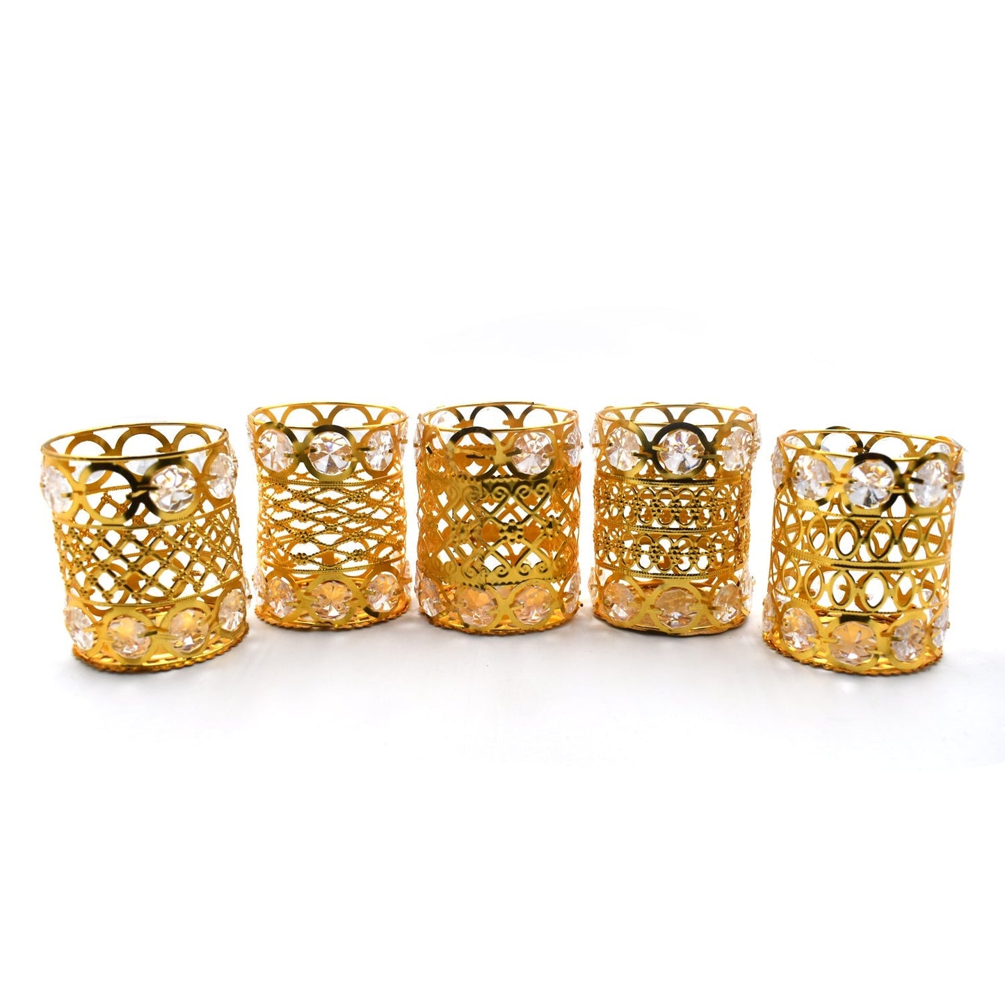 Large Dimond Layer Golden Jhoomer For Home Decoration - Springkart