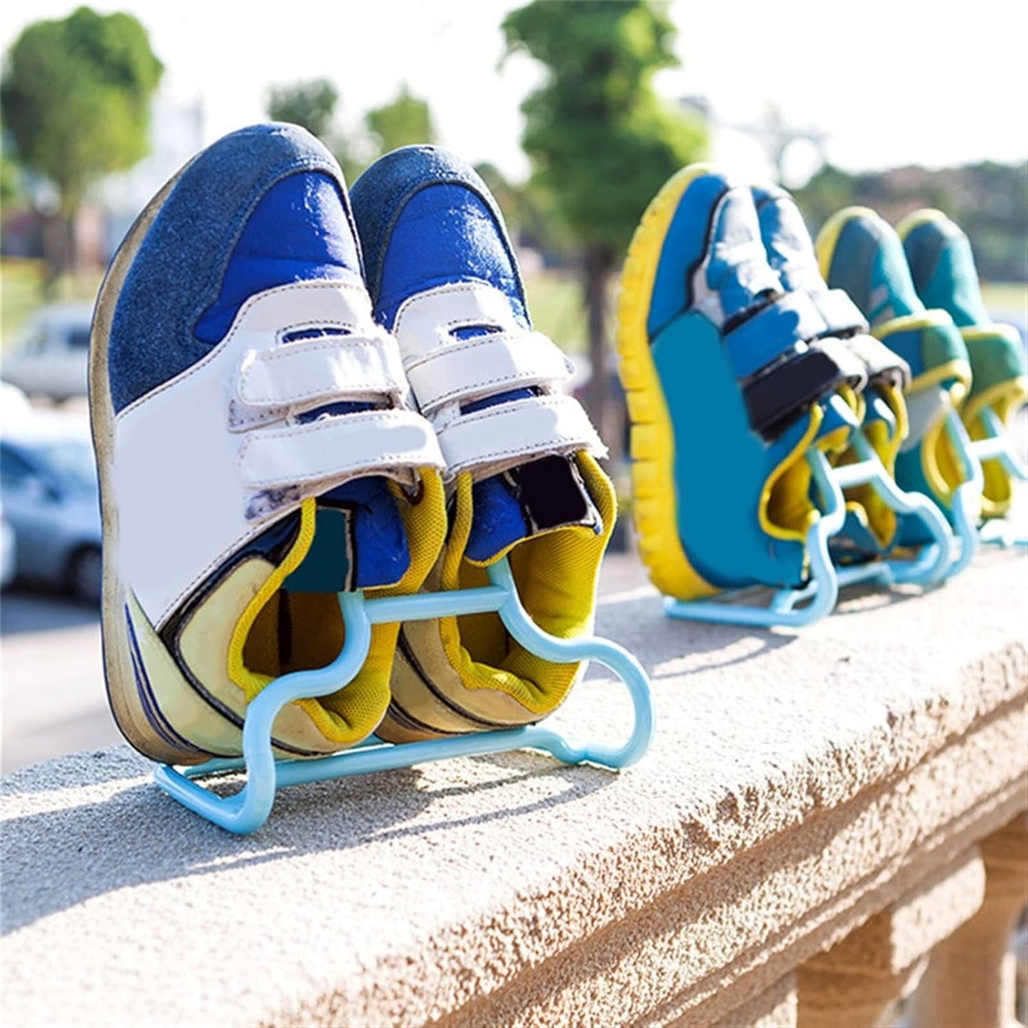 Multi-Function Shelf Drying Rack Shoe Rack Stand Hanger (1 Pc) - Springkart