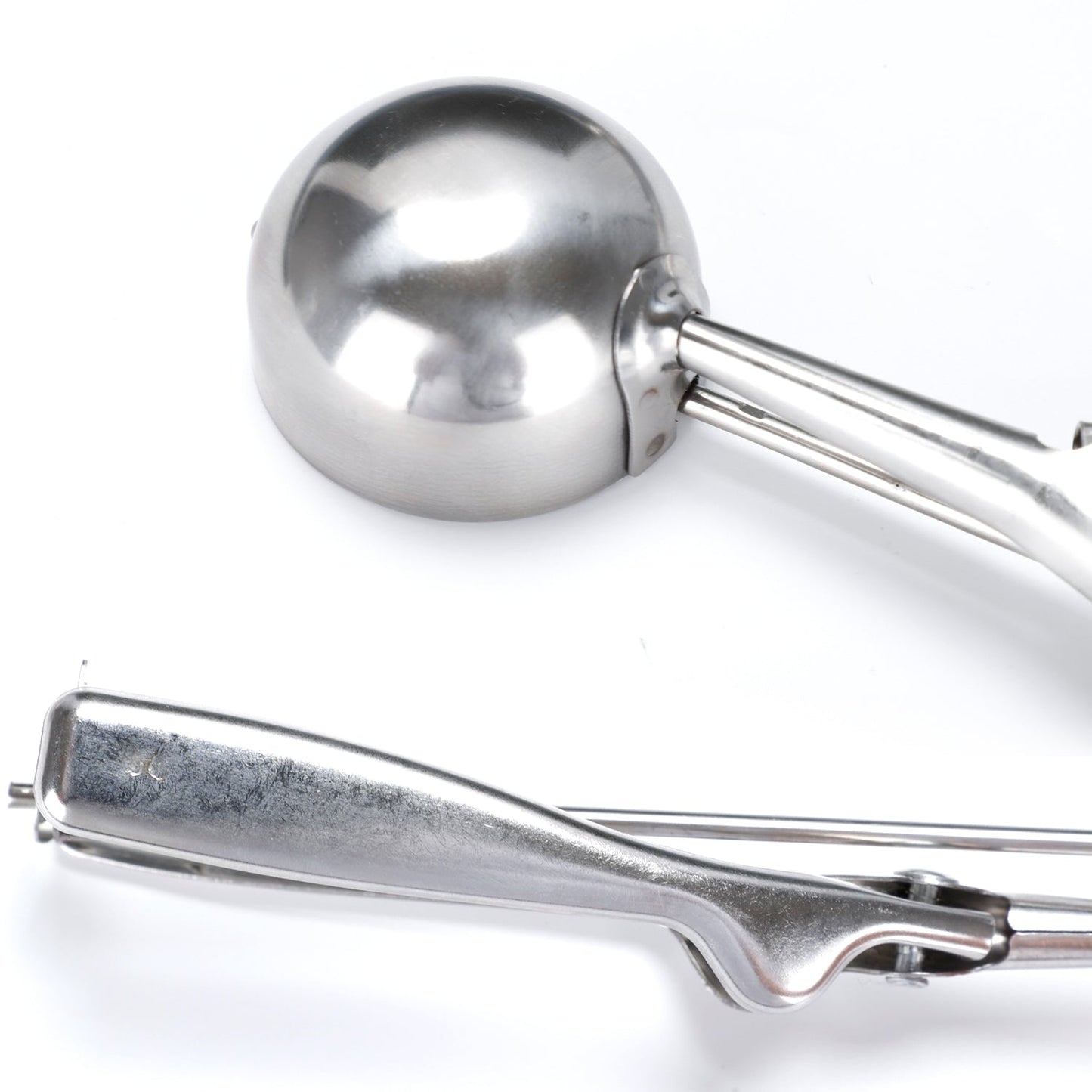 Stainless Steel Premium Quality Ice Cream Serving Spoon Scooper with Trigger Release - Springkart