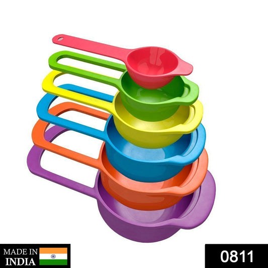 Plastic Measuring Spoons for Kitchen (6 pack) - Springkart