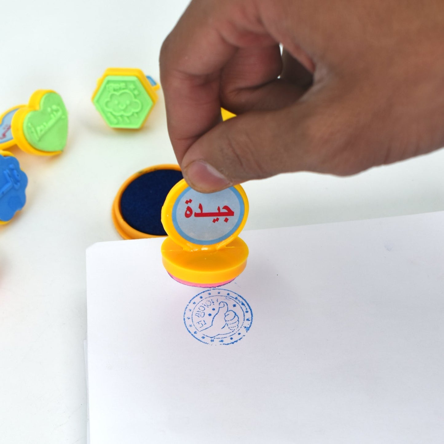 Unique Different Shape Stamps 7 pieces for Kids Motivation and Reward Theme Prefect Gift for Teachers, Parents and Students (Multicolor) - Springkart