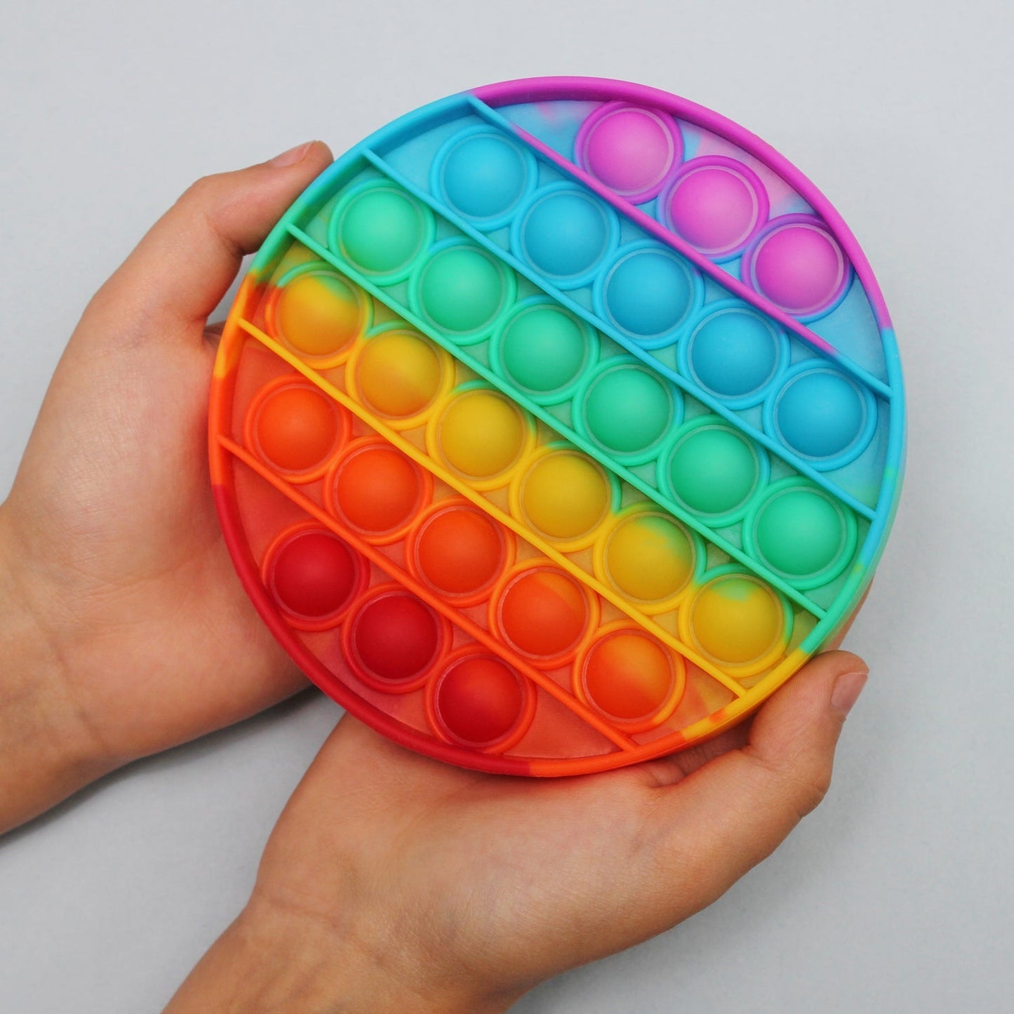 Round Pop it Toy For Stress Reliever Toy 1 pc - Springkart