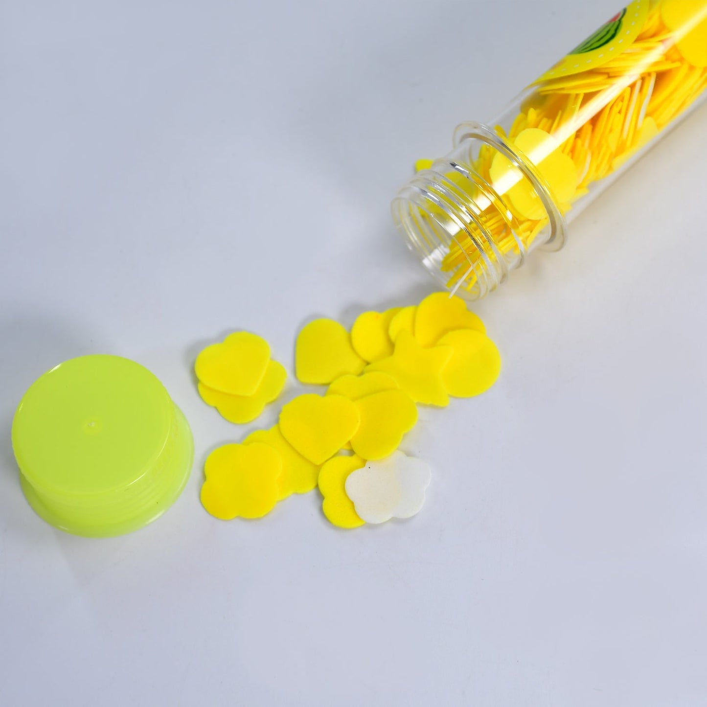 Portable Hand Washing Bath Flower Shape Paper Soap Strips In Test Tube Bottle - Springkart