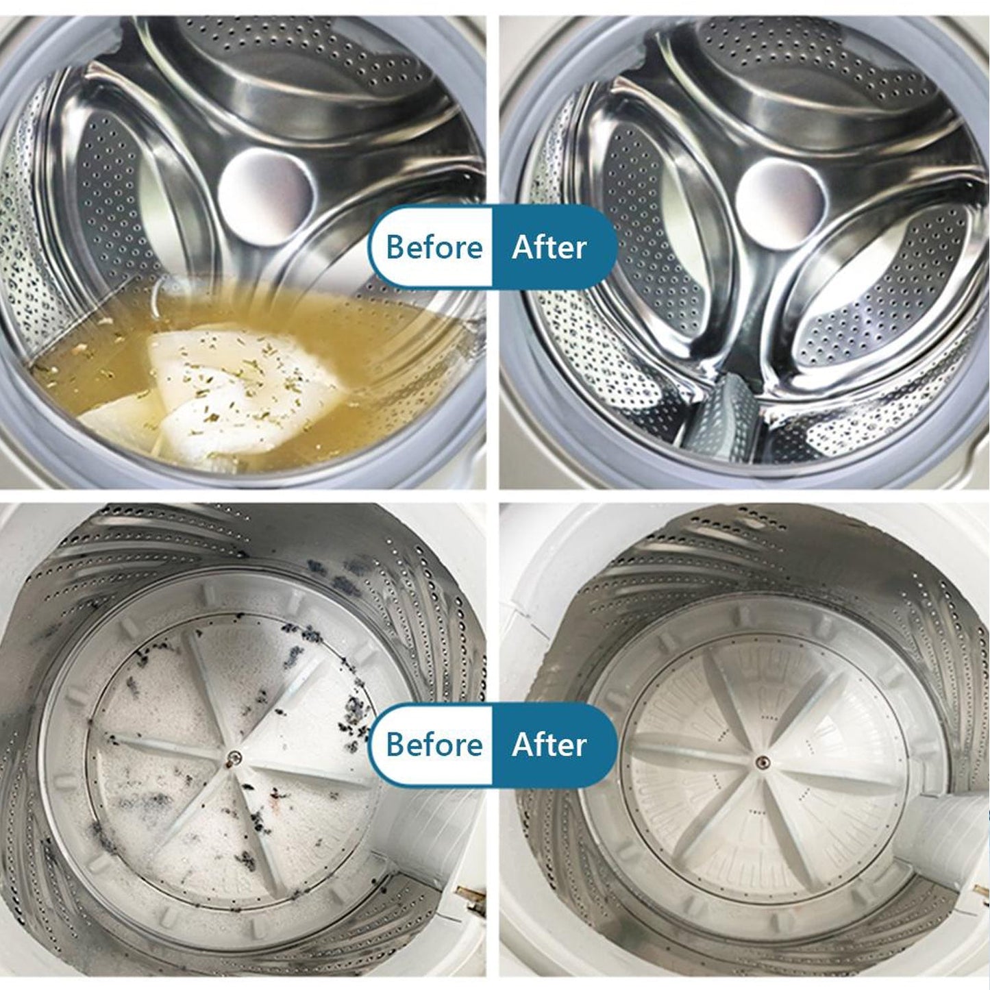 WASHING MACHINE STAIN TANK CLEANER DEEP CLEANING DETERGENT POWDER ( 1PC ) - Springkart