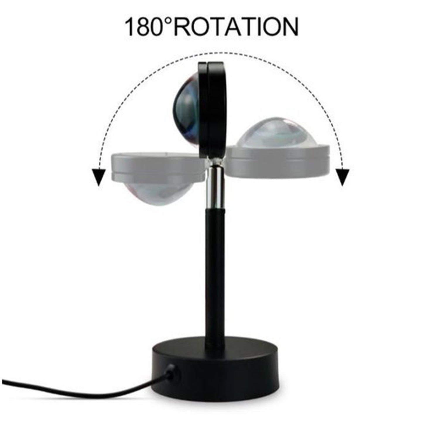 4 Colors Sunset Lamp, Sunset Projection Lamp LED Night Lights - Springkart
